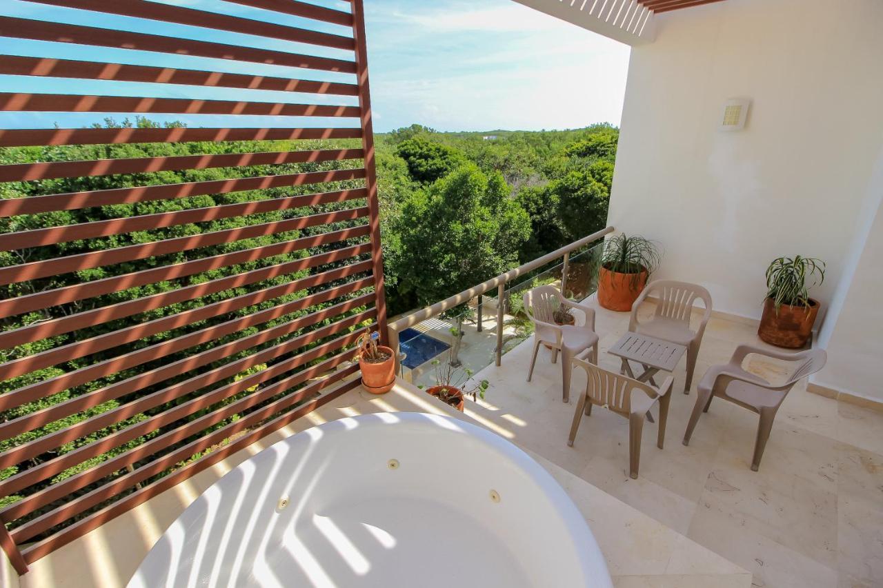 Exceptional 2Story Penthouse With Hot Tub And Rooftop Terrace In Bahia Principe Akumal Eksteriør bilde
